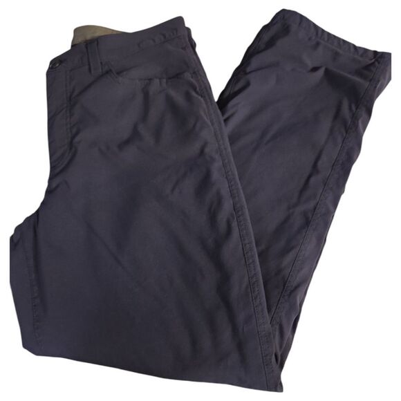 Eddie Bauer Men's Tech Fleece Lined Pants 2 Way Stretch, Navy, 34x30 - Picture 1 of 5